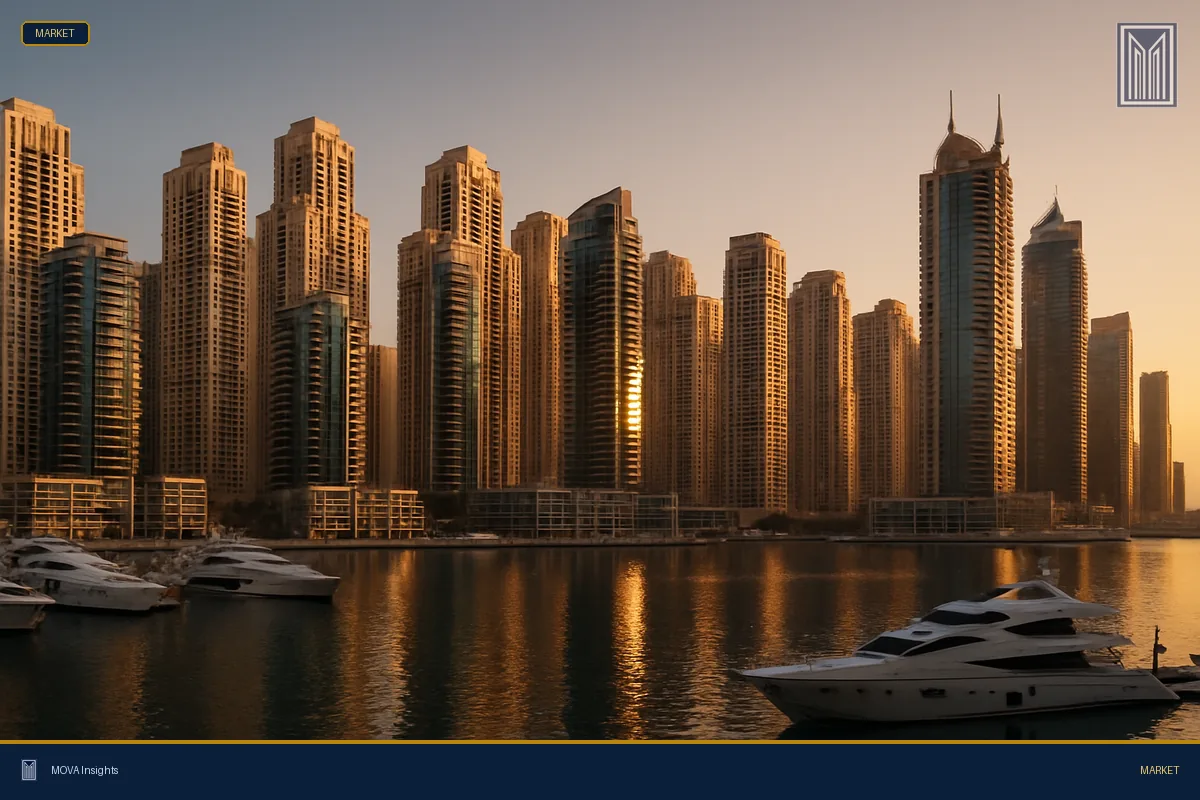 Dubai Marina Prices 2026: AED 2,341/sqft, 5.8% Yield