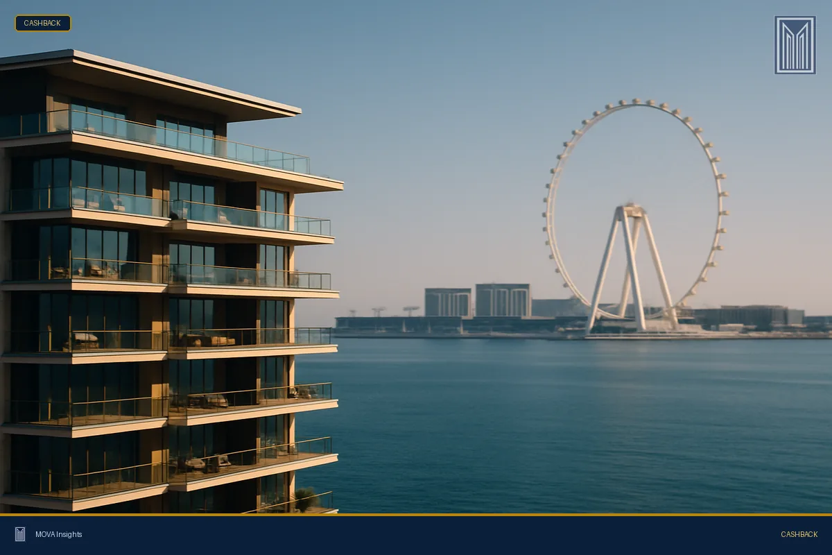 Sold in Bluewaters — Clients working with us could have benefited from AED 99,000 in mortgage cashback on this purchase