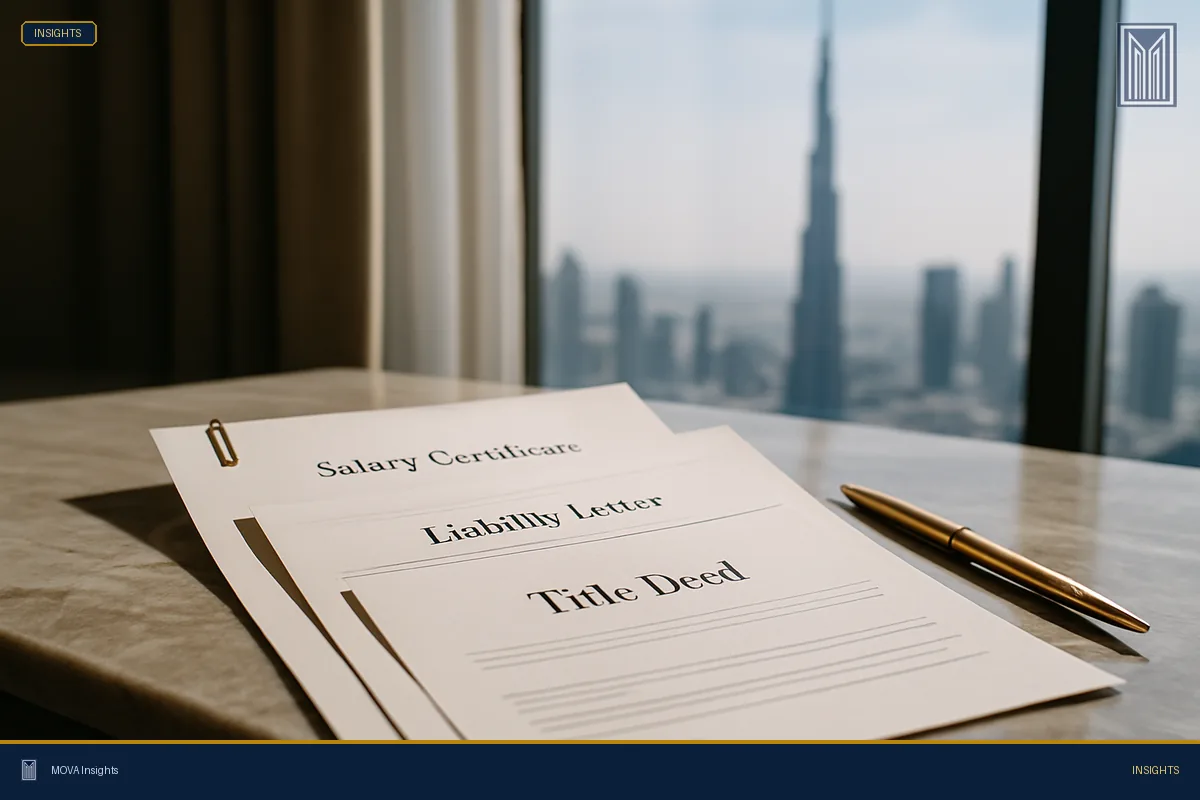 UAE Mortgage Documents Checklist